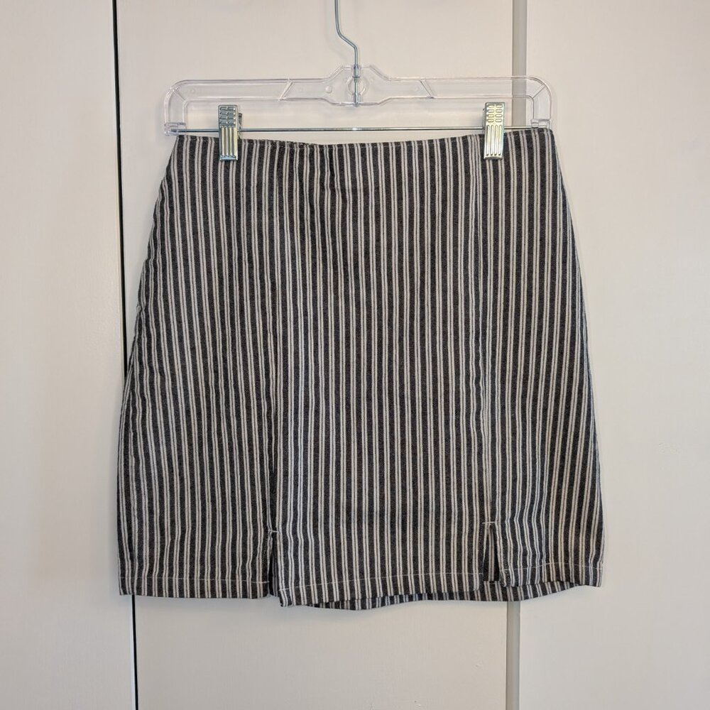 Hollister ultra high rise striped skirt sz S
